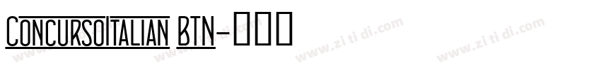 ConcursoItalian BTN字体转换